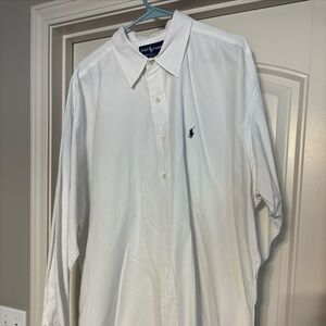 Ralph Lauren Classic White Blake Dress Shirt XXL